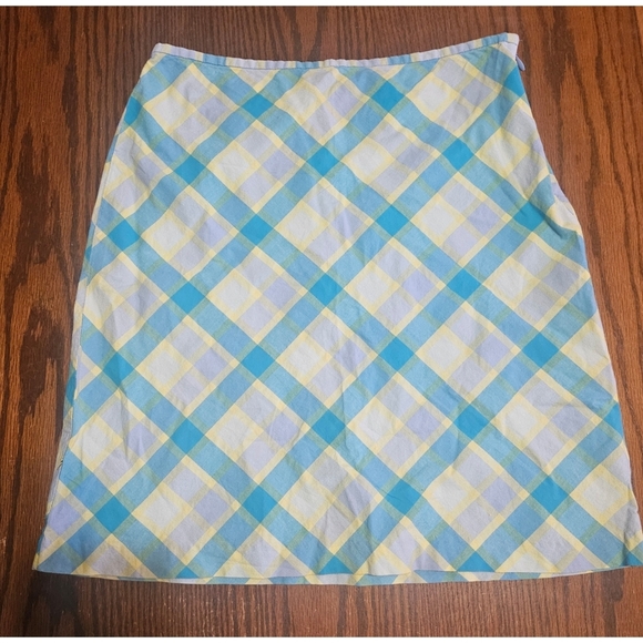 American Eagle Plaid Pencil Skirt - Picture 2 of 7